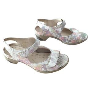 Fidelio Hallux Floral Grace Slingback Sandals US 6 UK 4 Comfort Walking $195